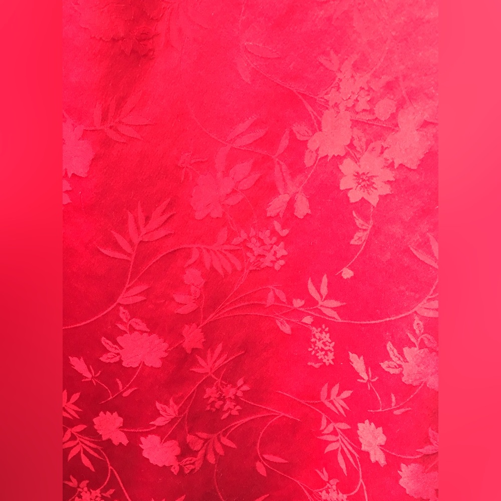 Red Silk Robe - Picture 3 of 7